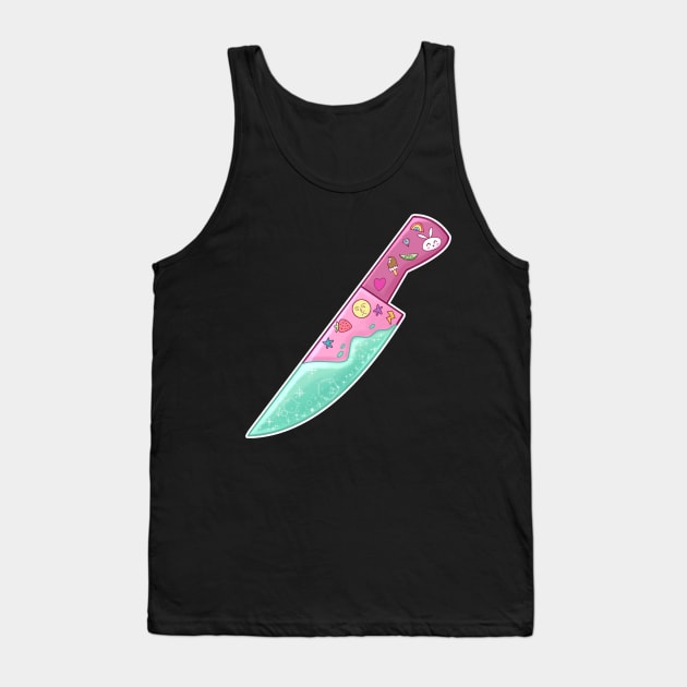 Pastel Goth Knife Tank Top by Khelekmir